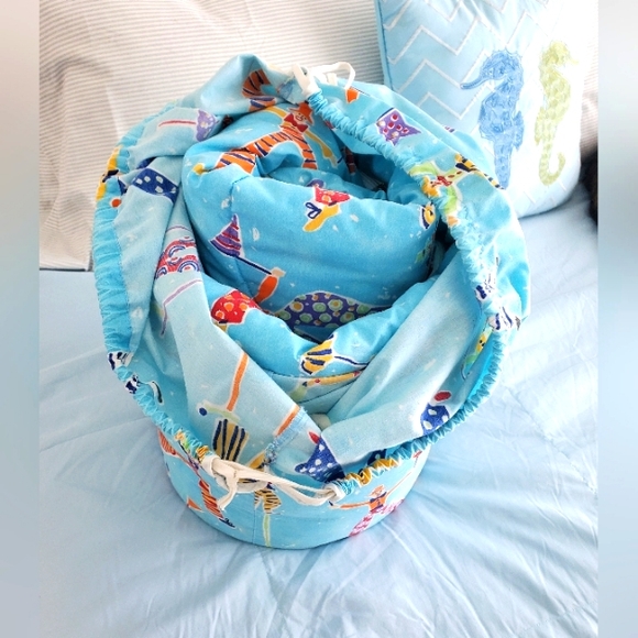 "Vintage" 90's Coming Home (Lands End) sleeping bag with pillow sham - Picture 8 of 12